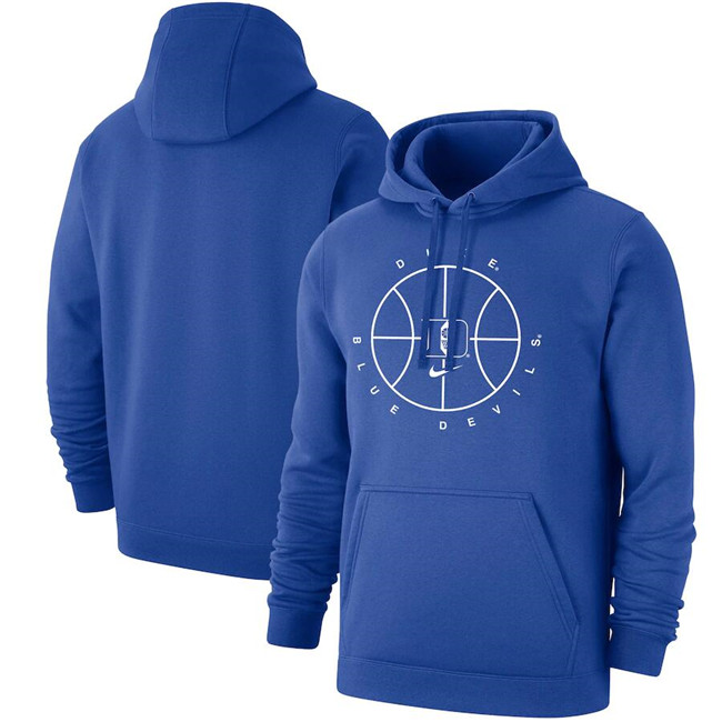Men's Duke Blue Devils Basketball Icon Club Fleece Pullover Hoodie Men's Duke Blue Devils Basketball Icon Club Fleece Pullover Hoodie